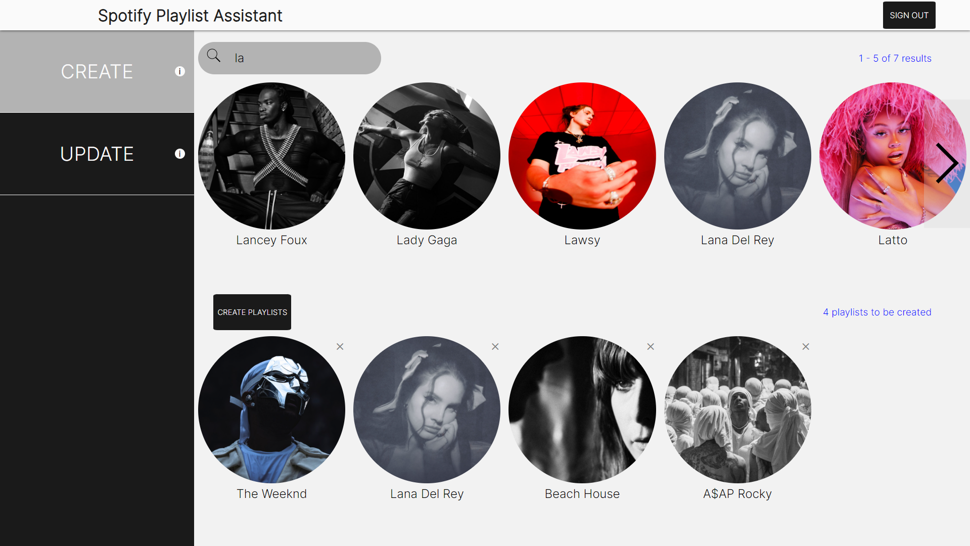 Spotify Site 1
