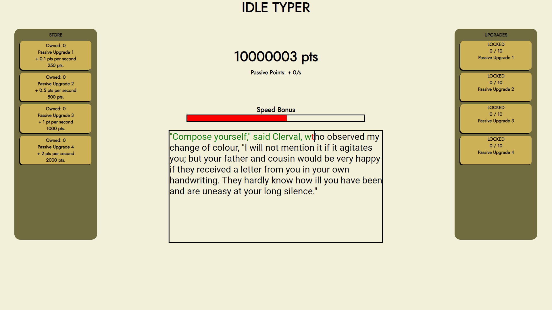 Typing Site 1